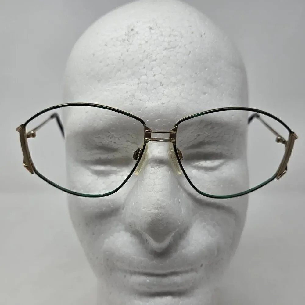 NEOSTYLE SOCIETY 435 GERMANY GOLD GREEN TORTOISE OS EYEGLASS FRAMES 135 58 14